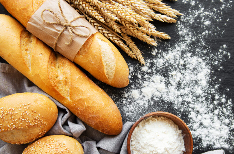 Assortment of baked bread Hleb naš nasušni