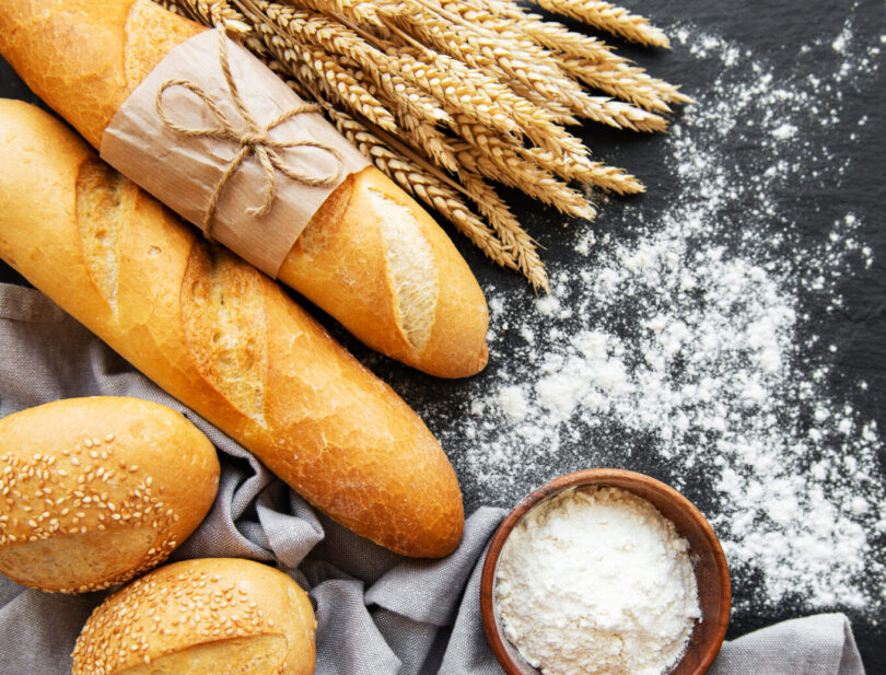 Assortment of baked bread Hleb naš nasušni