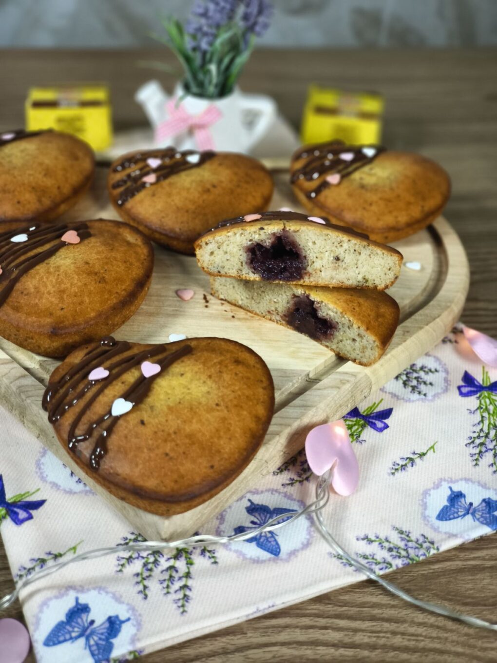 Meka srca sa kvascem i punjenjem od džema