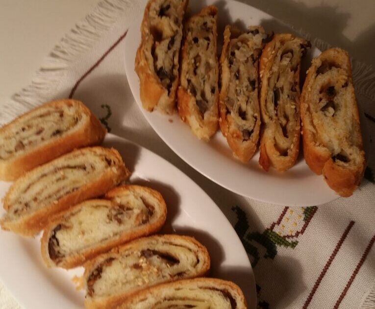 Posna slana štrudla